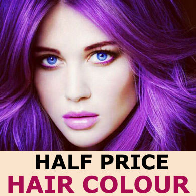 HALF PRICE HAIR COLOUR – AT BLISS SALONS
