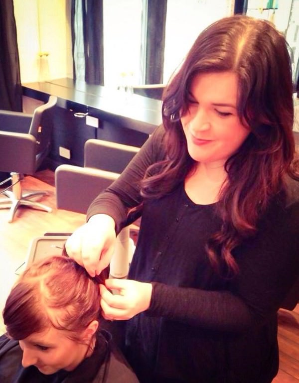 Liz at work