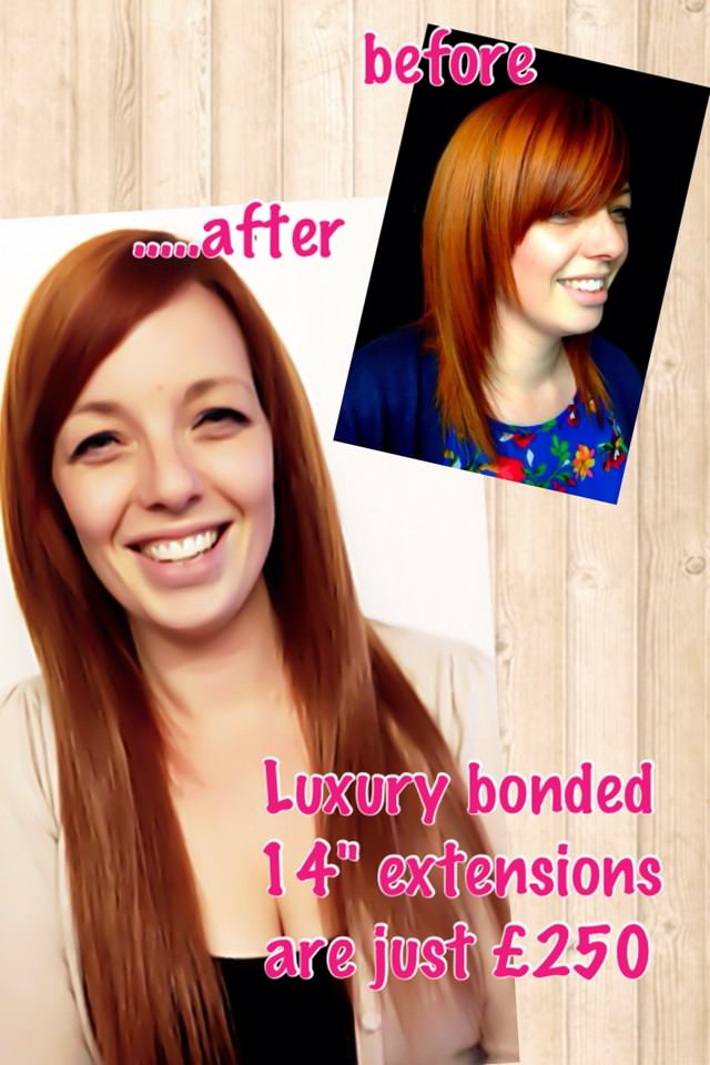Hair Extensions at top hair salons in Loughborough and Nottingham