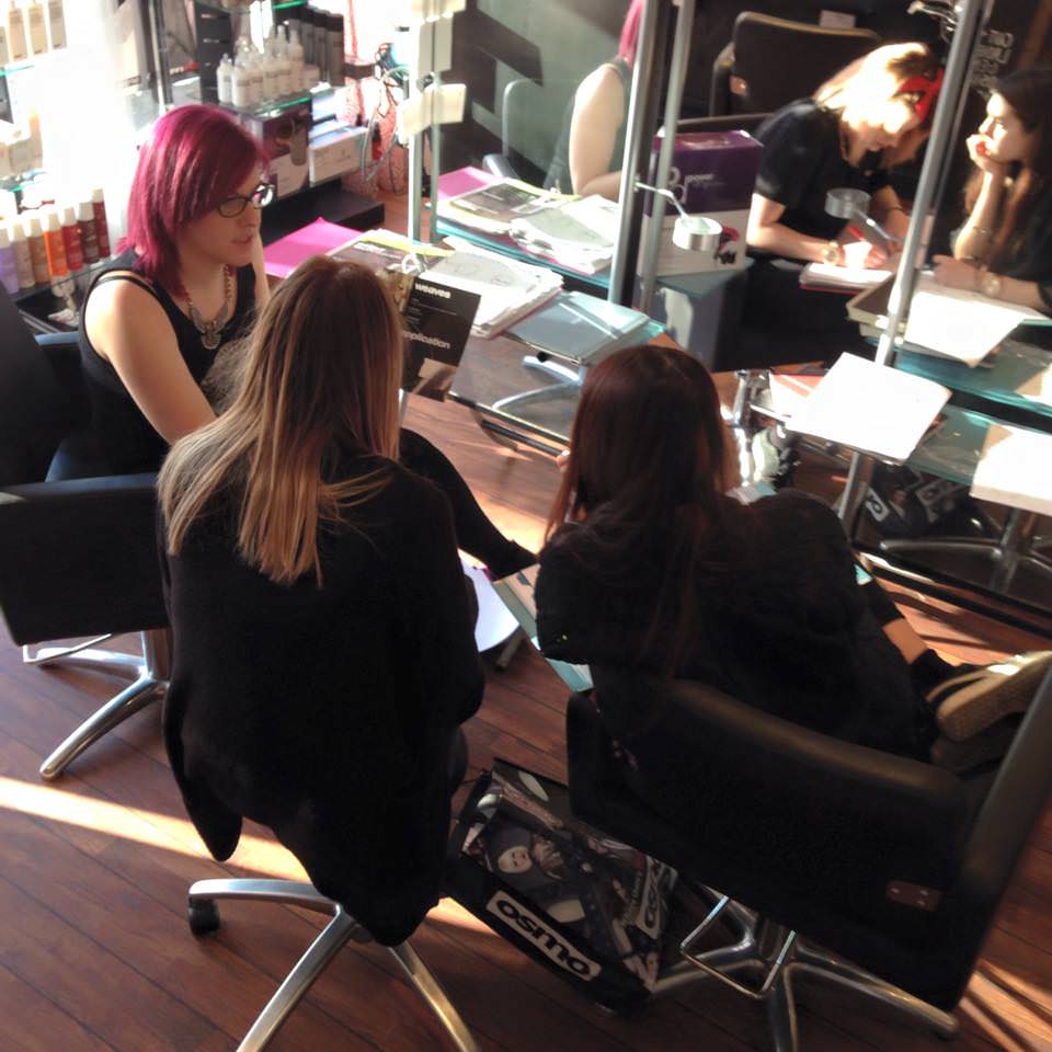 Hair training at Loughbourough and Nottingham hairdressers