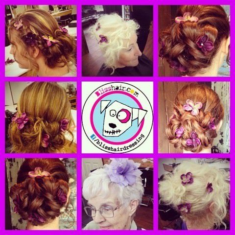 wedding hair at hairdressers in Nottingham and Loughborough, Bliss Hair