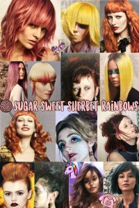 candy inspired hair colour trend, bliss hair salons, nottingham, loughborough