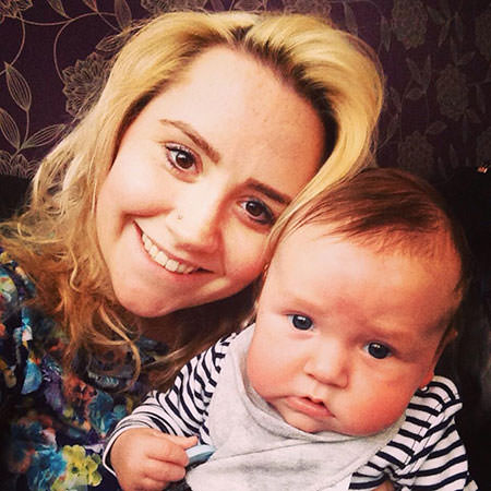 LUCIE FROM OUR NOTTINGHAM BRANCH BRINGS BABY ‘LEO’ FOR HIS FIRST TASTE OF BLISS (he doesn’t look very impressed!)