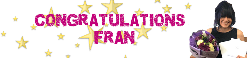 Loughborough Nottingham Hair Salon congratulations-fran