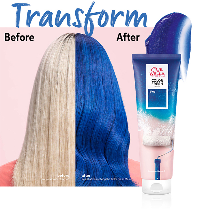 Wella Transform Mask Image Wella Colour Masks, Bliss Hairdressing Salons in Nottingham and Loughborough
