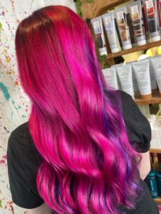 Pink Hair Extensions