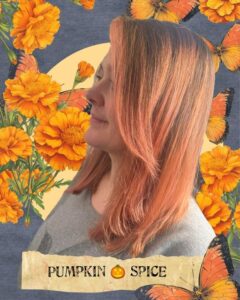 Pumpkin Spice Hair Colours Loughborough