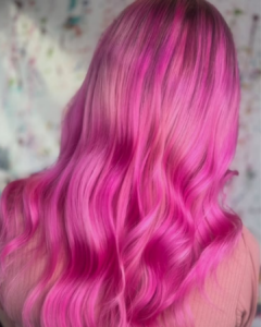 Vivid Pink Hair Colours at Bliss Salons in Nottingham and Loughborough