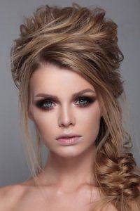 half upstyle for proms