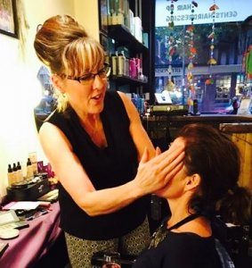 Kerrie Hitchen at Bliss Salon event