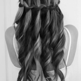 long-waterfall-braid-hair-wedding-hair-prom-hair